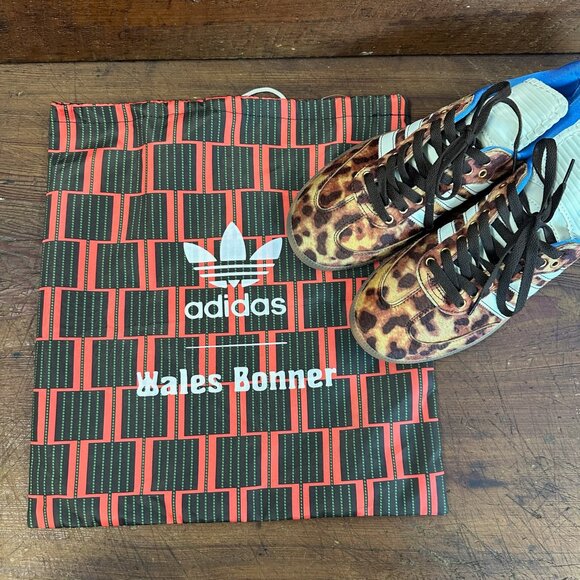Adidas x Wales Bonner Samba Pony Sneaker Leopard Print Men's 9 Women's 10 - Picture 13 of 14
